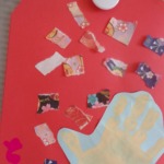 ちぎり貼りをしました